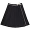 Pleated Knit Skirt