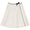 Pleated Knit Skirt