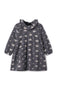 Checkered Embroidered Dress