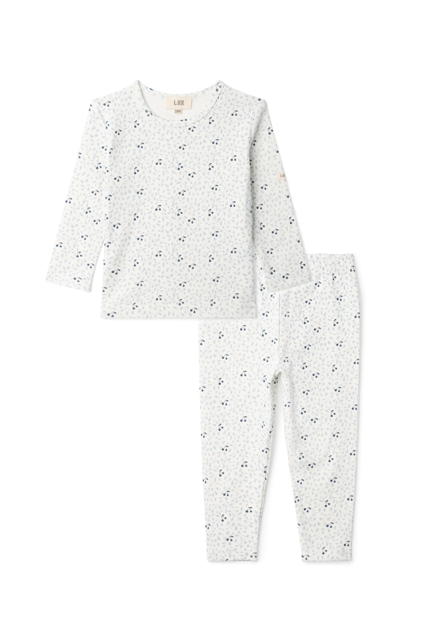 Branch and Cherry Print Set