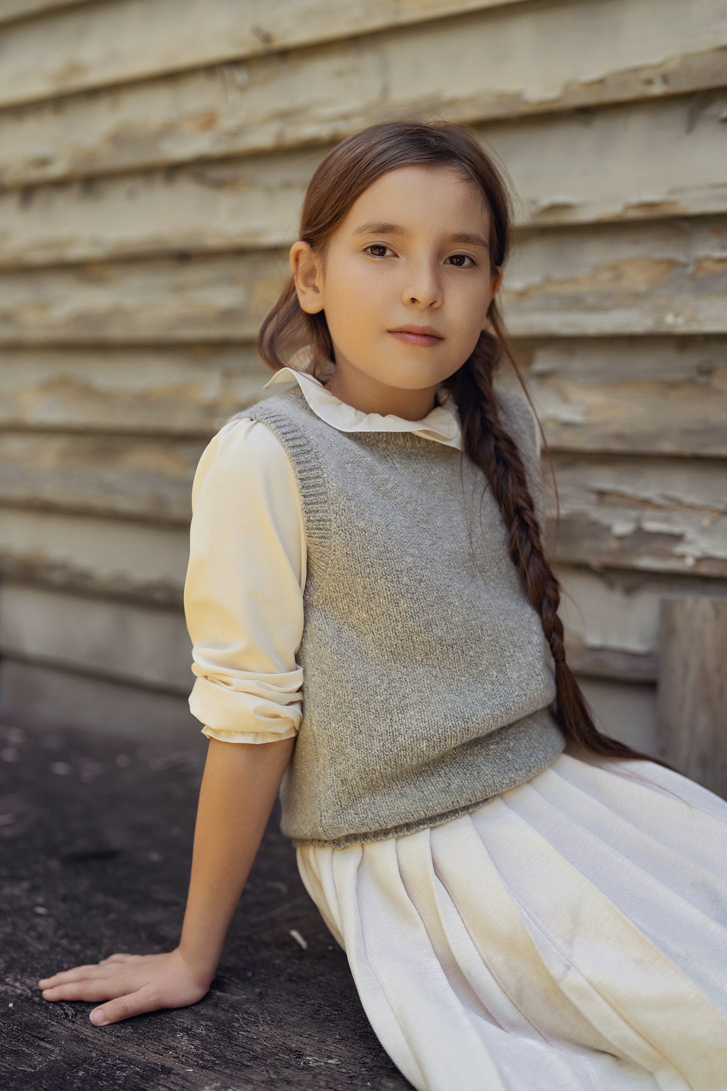 Mix Knit Vest