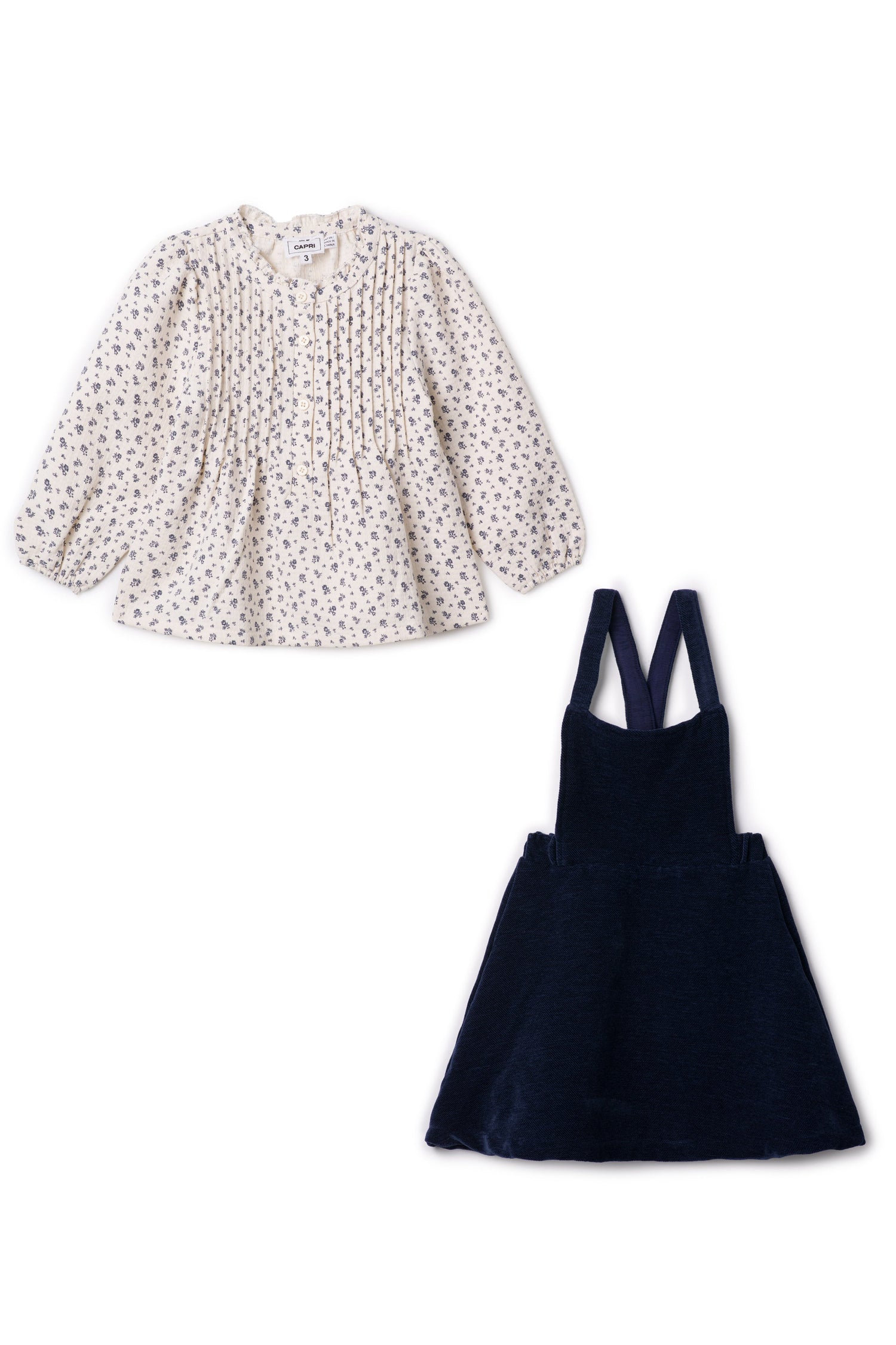 Floral Blouse with Jumper