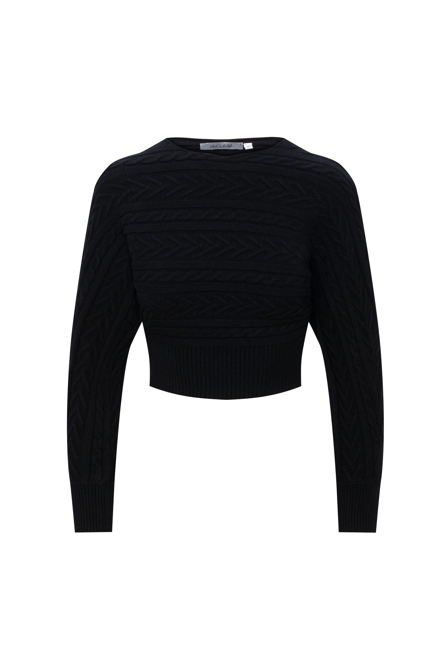 Cable Knit Cropped Sweater