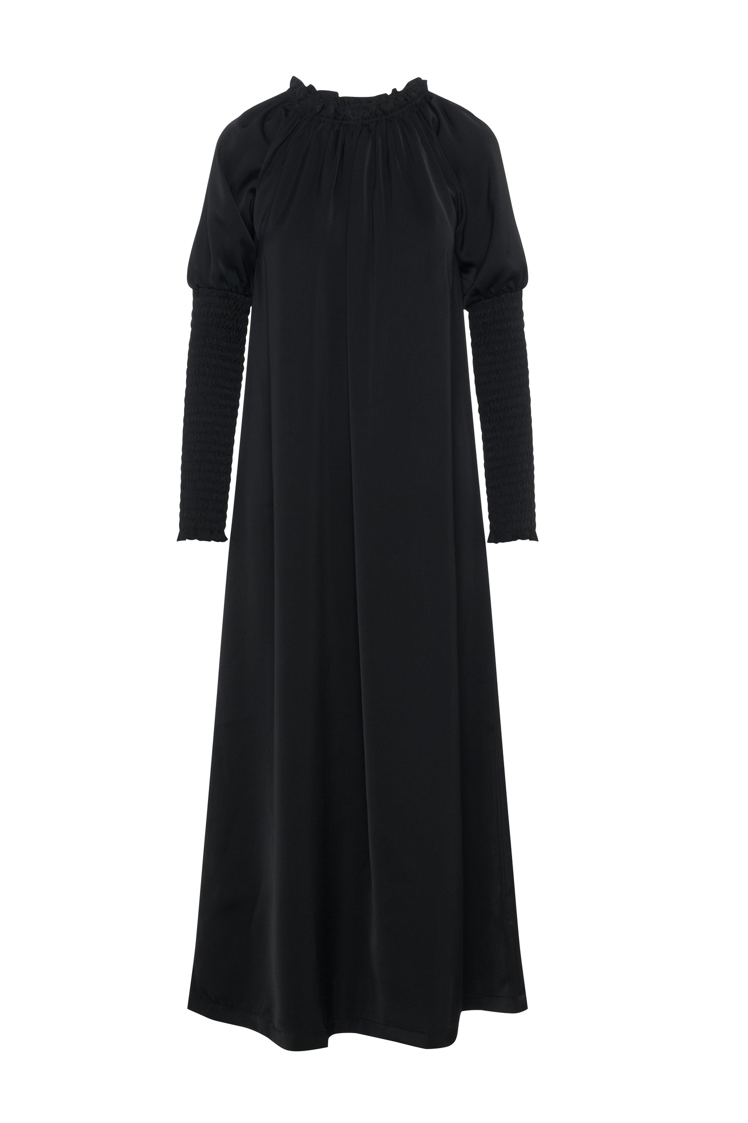 Satin Smocked Sleeves