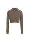 Cupro Collared Top