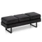 Waiting Room Bench Seating Long Bench with Metal Frame Leg