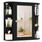 Wall-Mounted Bathroom Mirror Cabinet with Storage Shelves