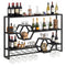 Wall Mounted Wine Rack 47" Large Floating Bar Shelves