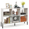 Open-Back Bookshelf with Drawer for Study
