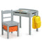 Wood Activity Kids Table and Chair Set with Storage Space