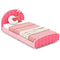 Wood Upholstered Twin Bed Platform with Slat Support