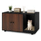 Wooden Cat Litter Box Enclosure Hidden Litter Box Furniture with Scratching Board