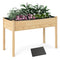 Wooden Raised Vegetable Garden Bed Elevated Grow Vegetable Planter