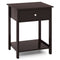 Wooden Storage Shelf with Drawer for Bedroom and Living Room