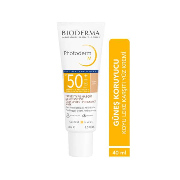 Bioderma Photoderm M Light Anti-Pigmentation Sunscreen SPF50+ 40ml - Non-Comedogenic, Photostable