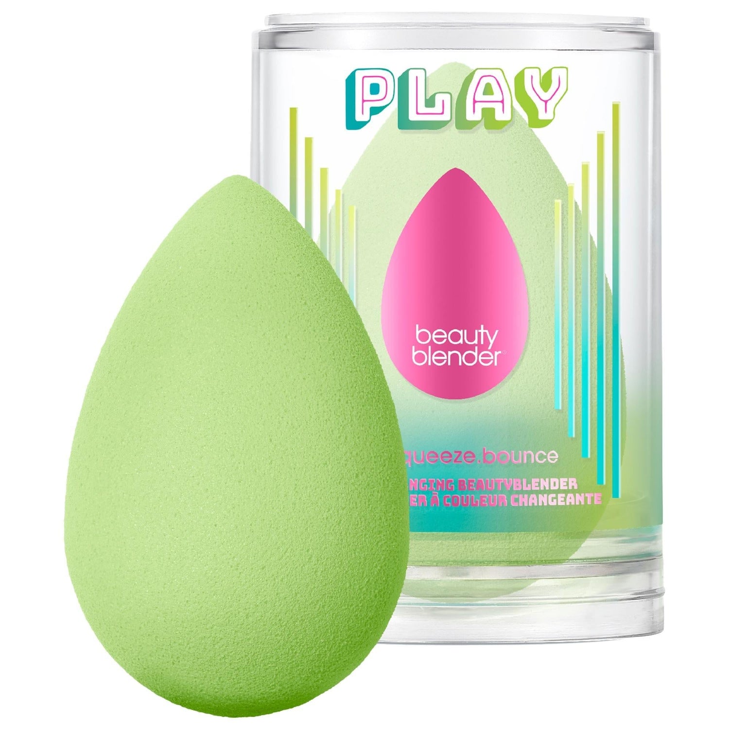 Beautyblender PLAY Color Changing Makeup Sponge - Vegan, Cruelty-Free, Non-Latex Makeup Applicator for Flawless Airbrushed Finish