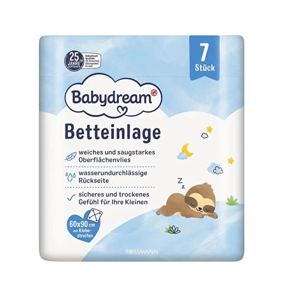Babydream: 7-Pack Baby Bed Pad 60x90 cm - Ultimate Mattress Protection, Odor Control, Absorbent, Disposable Changing Underpad
