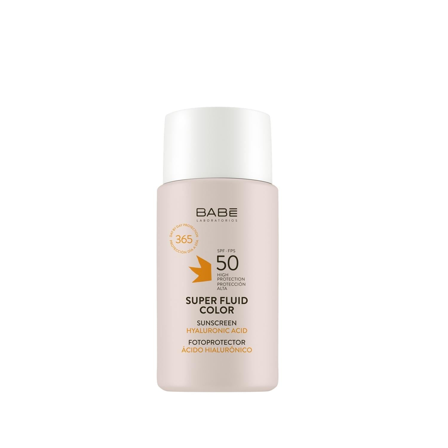 Babe Tinted Facial Sunscreen SPF 50+ - Light Coverage, Even Skin Tone - Sun Protection Face, Travel Size (50ml)