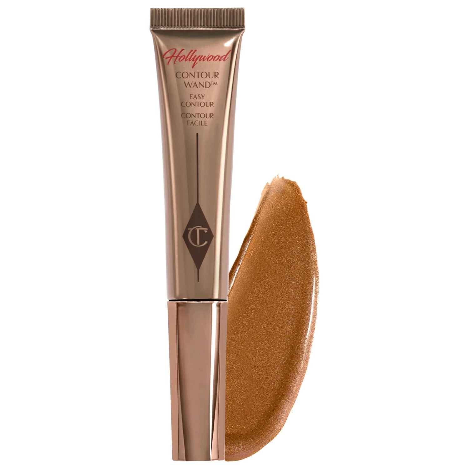 Charlotte Tilbury Hollywood Contour Wand - Liquid Contour Makeup for Sculpted Cheekbones, Vegan & Cruelty-Free