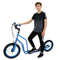 Youth Scooter with Adjustable Handlebar and 16/14-Inch Inflatable Wheels for Age 8+ Years Old