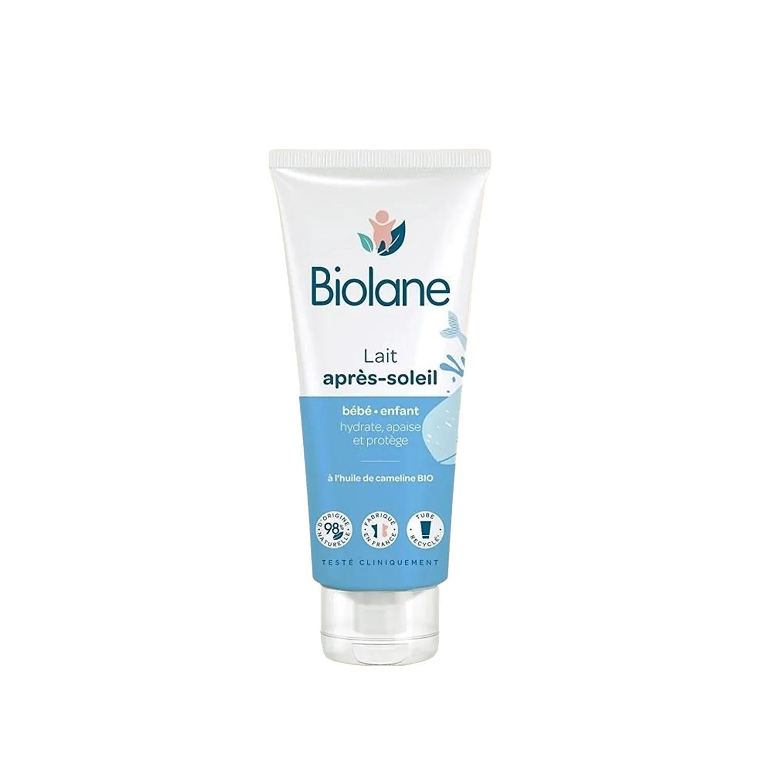 Biolane After Sun Milk 100ml - Soothing & Moisturizing After Sun Lotion for Dry Skin