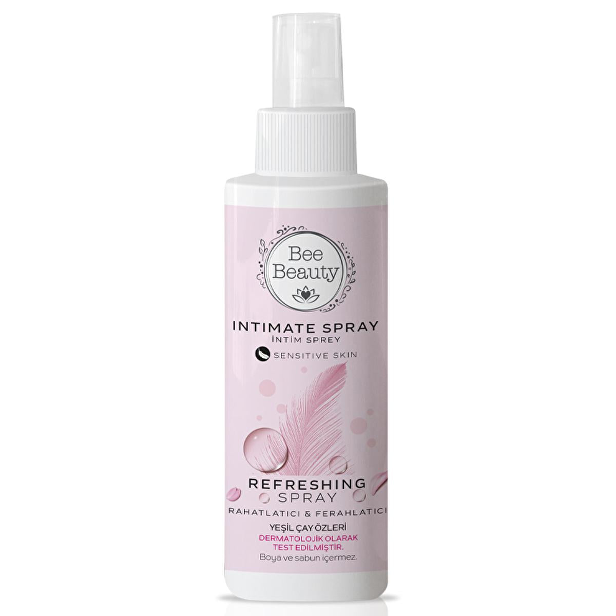 Bee Beauty Intimate Care Spray with Green Tea Extract - 5.24 fl oz, Dermatologically Tested, Natural Feminine Hygiene