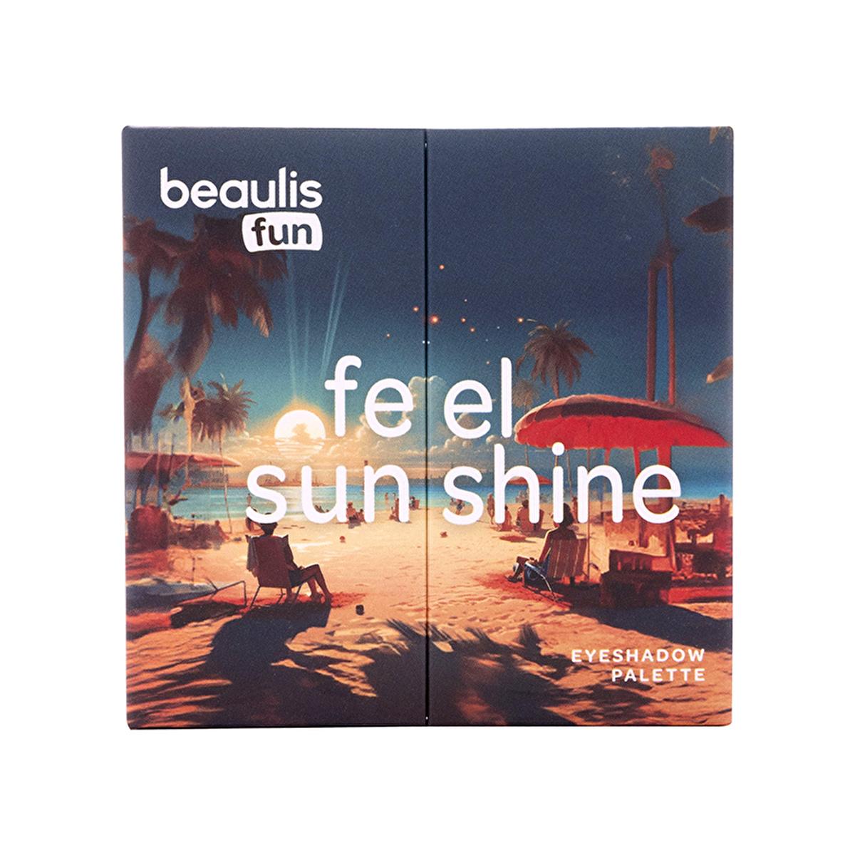 Beaulis Fun Feel Sunshine 9 Eyeshadow Palette - Nude & Bold Shades for Daily & Evening Makeup