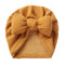 New Style Cashmere Baby Pullover Hat Cotton Filled Bow