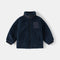 Boys' Thickening Coat Fleece Stand Collar Stitching