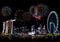 City night scratch painting