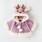 Winter New Thickened Fleece Girls' Cape