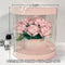 Building Blocks Rose Bouquet Flower Pot