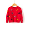 Cotton Double Layer Autumn Winter Christmas Long Sleeved Children's Sweater