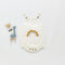 New Baby Girl Baby Knitted Strap Jumper