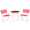 3 Pieces Patio Folding Bistro Set for Balcony or Outdoor Space