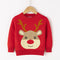 Cotton Double Layer Autumn Winter Christmas Long Sleeved Children's Sweater