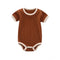 Summer Romper Baby Wrapping Clothes Pit Strip Ribbed Baby Onesie