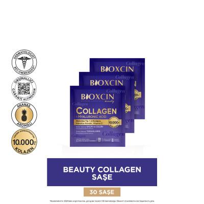 Bioxcin Beauty Collagen Supplement Powder with Hyaluronic Acid - Anti-Aging Dietary Support for Skin Health & Hydration