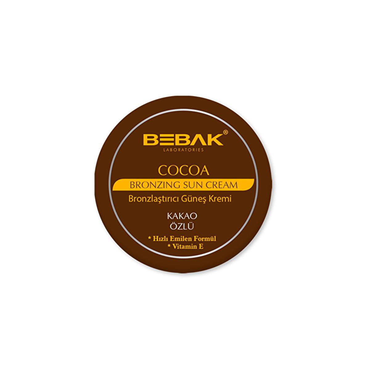 Bebak Cocoa Tanning Cream: Achieve a Beautiful Bronzed Tan, Moisturizes Dry Skin & Extends Tan Duration - Sun Tanning Lotion, 100 ml