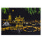 City night scratch painting