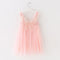 Children's Mesh Dress Sling Birthday Dress Pettiskirt Three-dimensional Angel Wings Fairy Fashionable Skirt