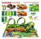 Children's Electric Assembled Track Racing Simulation Animal Tyrannosaurus Dinosaur Toy Puzzle Boy Gift