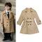 Children's Long British Coat Trendy Cool