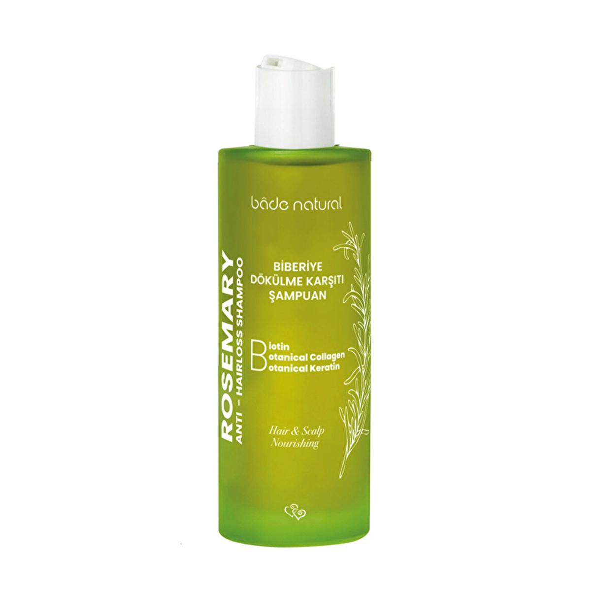 Bade Natural Rosemary Anti-Hair Loss Shampoo with Biotin, Keratin & Collagen Complex - 6.76 fl oz