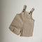 Boys And Girls Retro Artistic Suspender Pants