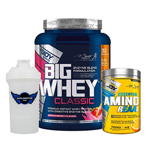 Big Joy Amino Real + Whey Protein Muscle Combination