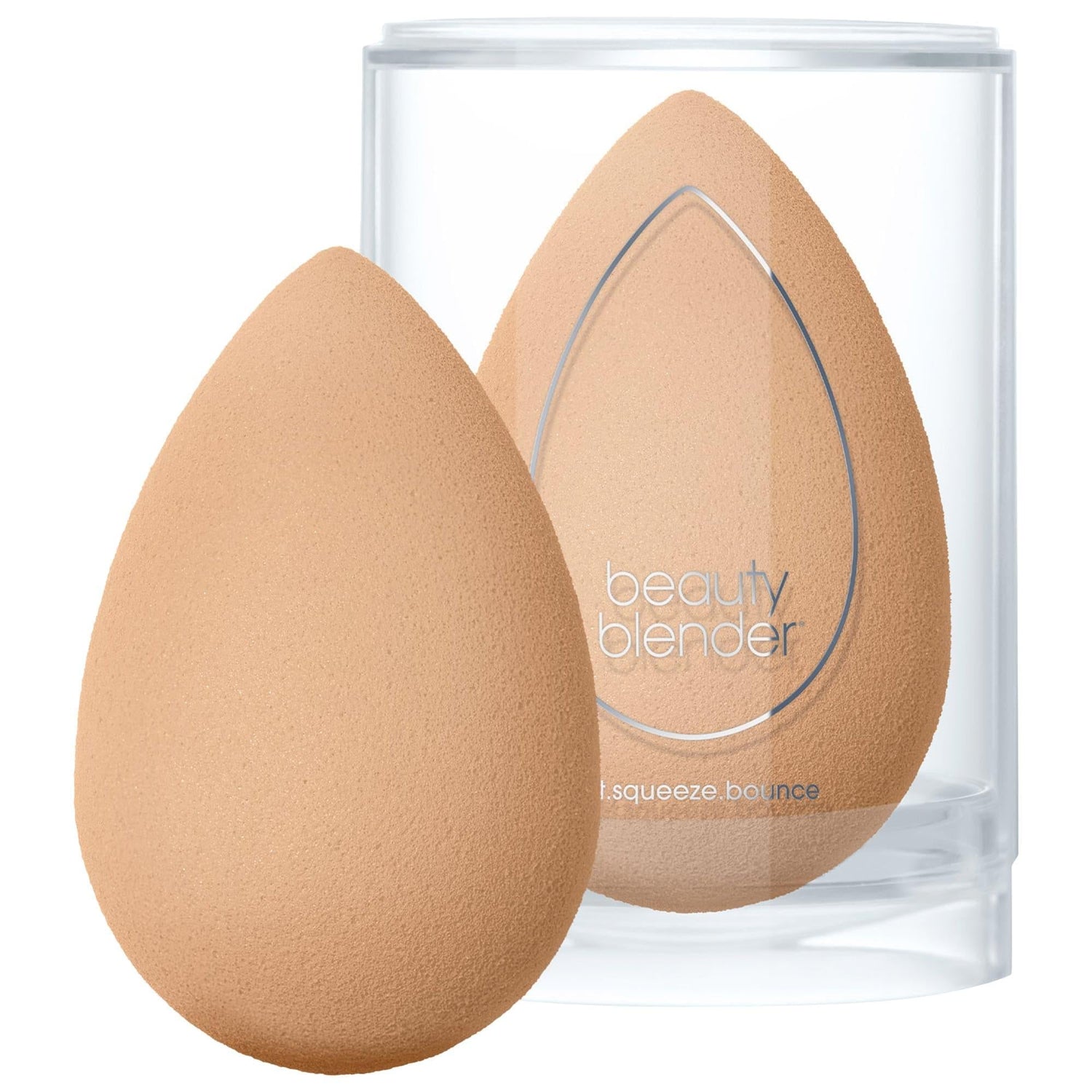 Beautyblender Nude Cosmetic Sponge Applicator - Flawless Makeup Application, Reusable & Edgeless