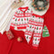 Fashion Boys Teenagers Christmas Printing Suit
