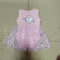 Girl's Mesh Sequins Love Sleeveless Dress