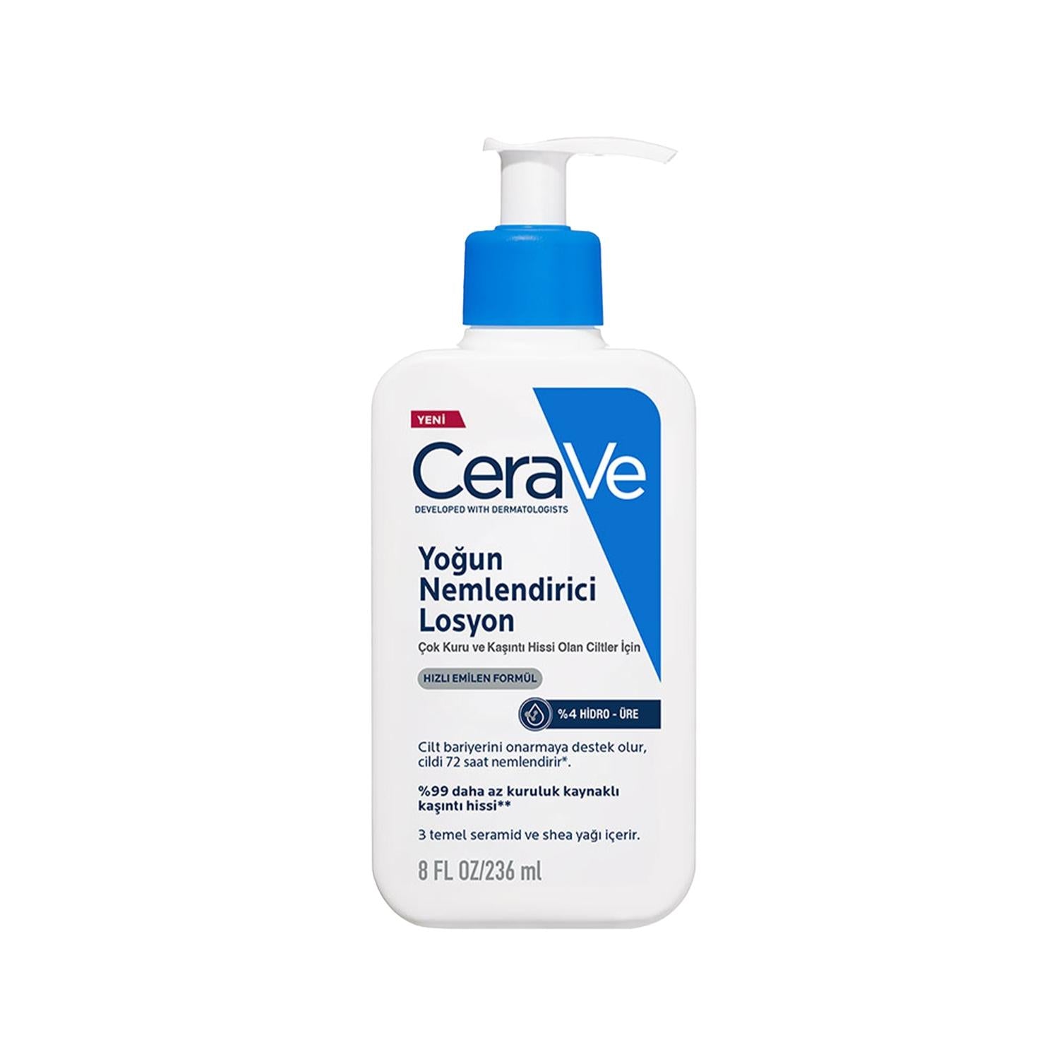 CeraVe Moisturizing Lotion for Dry Skin: Intense Hydration, Dermatologist Recommended, Non-Comedogenic, Fragrance Free - 236ml